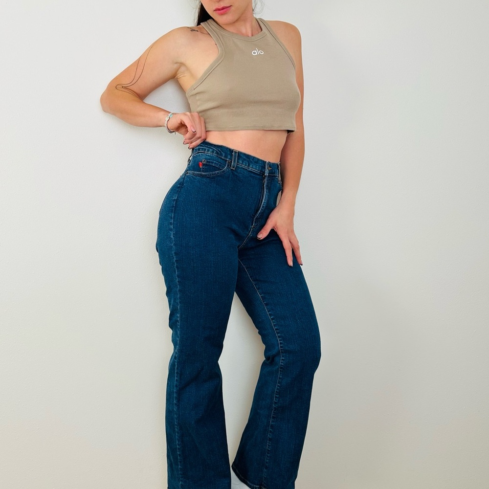 Vintage NYDJ Tummy Tuck Jeans High Rise Flare/ Boot Cut